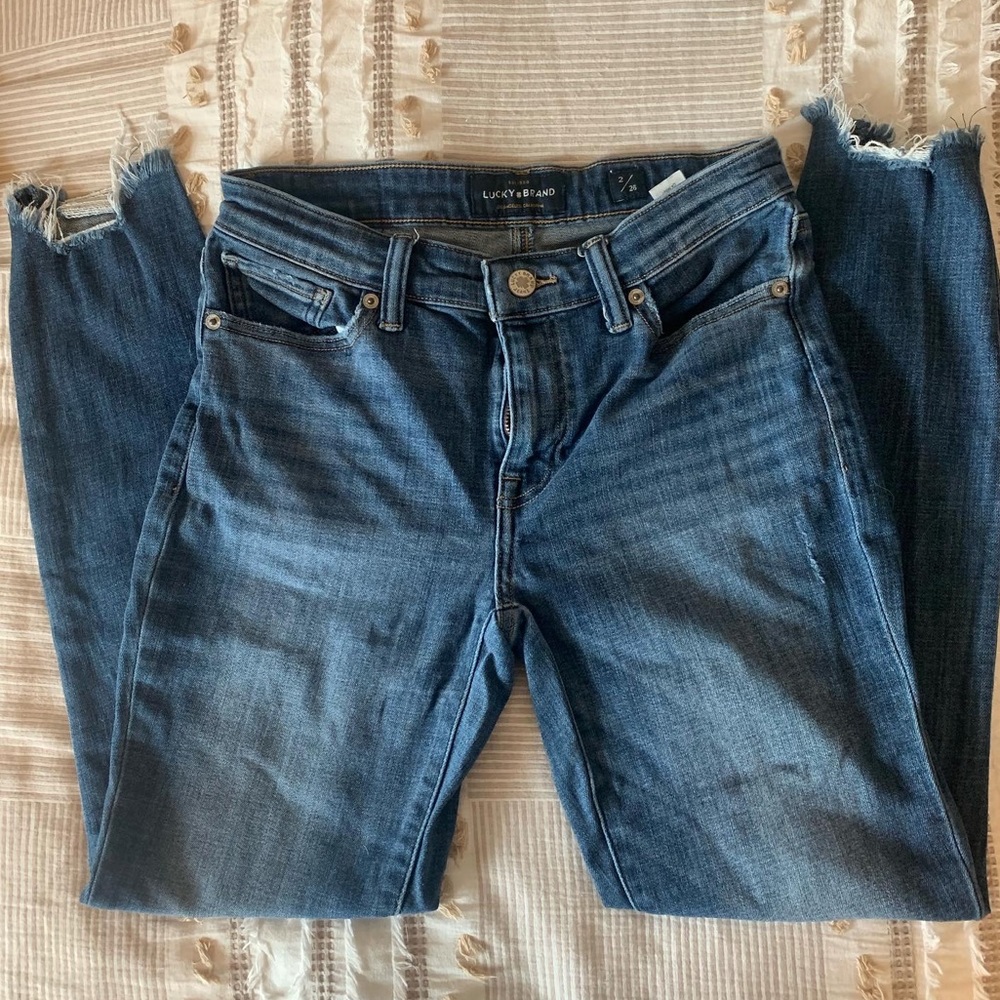 Luck brand ankle jeans